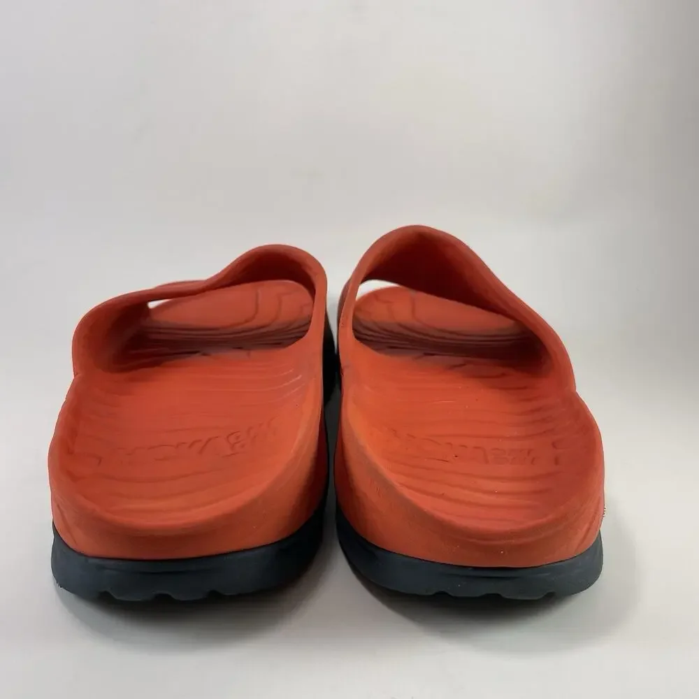 Hoka Ora Recovery Slide 3 Mens Size 12 Terracotta Orange Sport Sandals Slip On